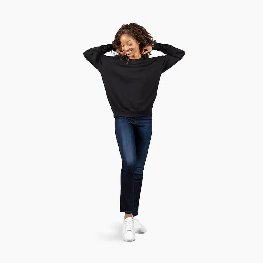 Product: Women's Raven Slouchy Crew Sweatshirt image